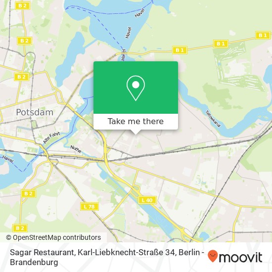 Sagar Restaurant, Karl-Liebknecht-Straße 34 map