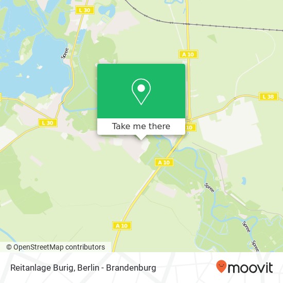 Reitanlage Burig map