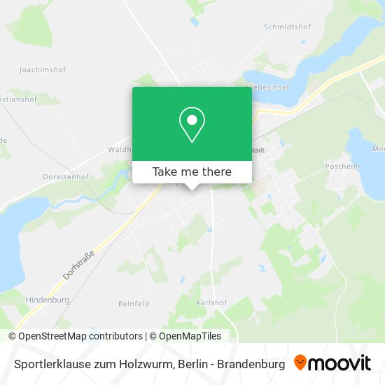 Sportlerklause zum Holzwurm map