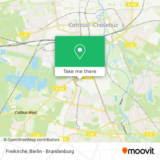 Freikirche map