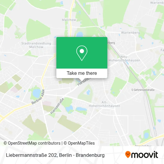 Liebermannstraße 202 map