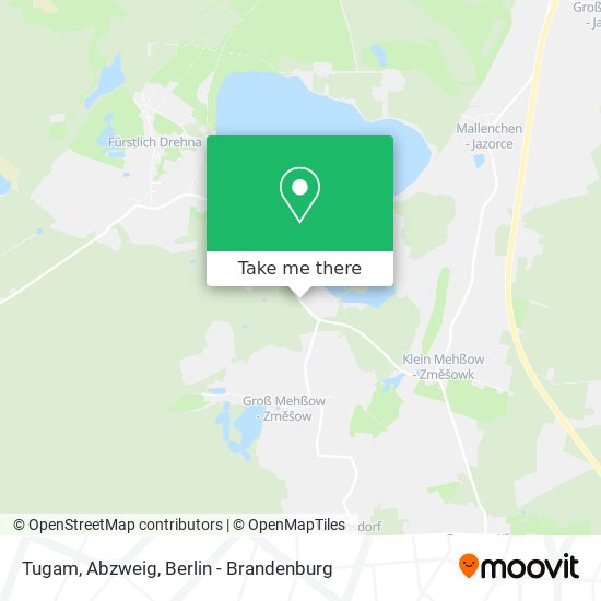 Tugam, Abzweig map