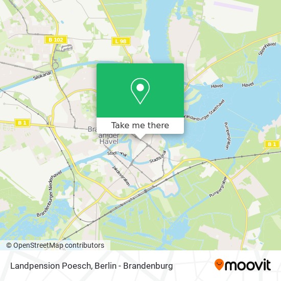 Landpension Poesch map