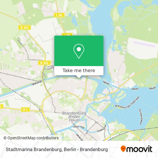 Карта Stadtmarina Brandenburg