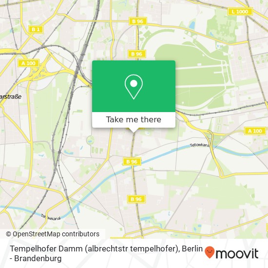 Tempelhofer Damm (albrechtstr tempelhofer), Tempelhof, 12103 Berlin map