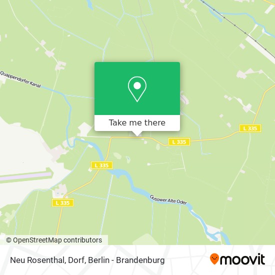 Neu Rosenthal, Dorf map