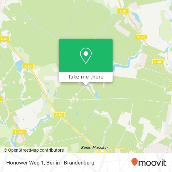 Hönower Weg 1, 16356 Ahrensfelde map