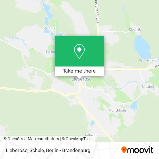 Lieberose, Schule map