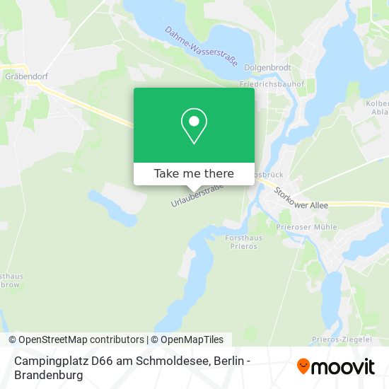 how to get to campingplatz d66 am schmoldesee in dahme spreewald by bus train or s bahn