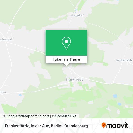 Frankenförde, in der Aue map