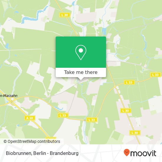 Карта Biobrunnen, Berliner Allee 37D
