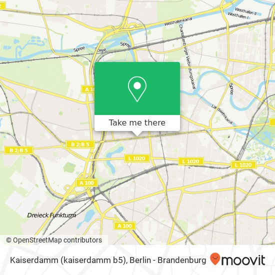 Kaiserdamm (kaiserdamm b5), Charlottenburg, 10627 Berlin map