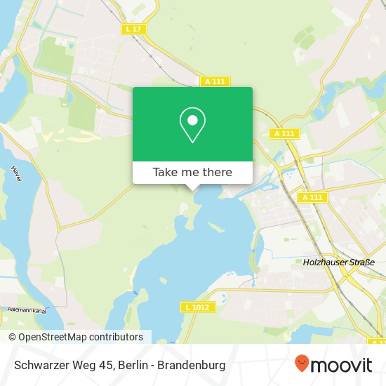 Schwarzer Weg 45 map