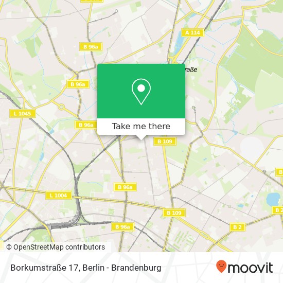 Borkumstraße 17 map
