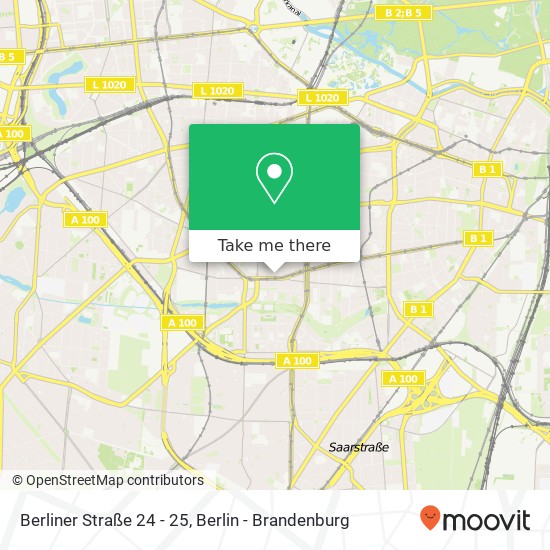 Berliner Straße 24 - 25 map