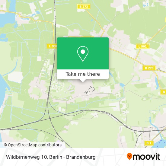 Wildbirnenweg 10 map
