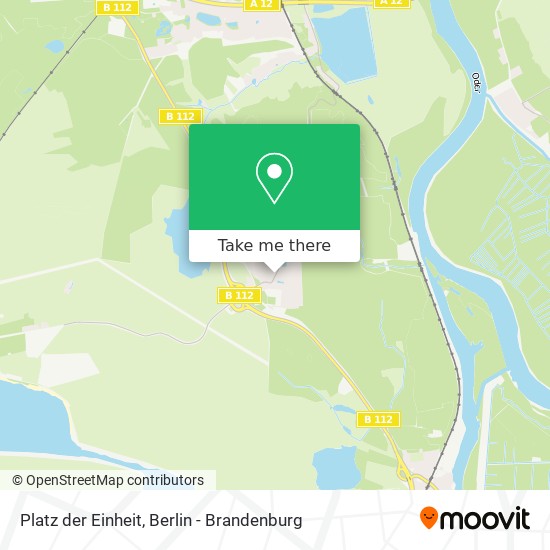 Platz der Einheit map