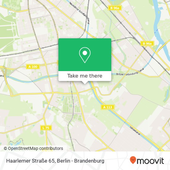 Карта Haarlemer Straße 65