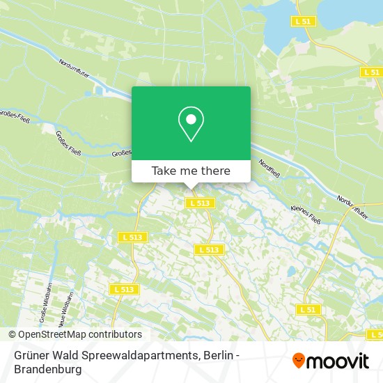 Карта Grüner Wald Spreewaldapartments
