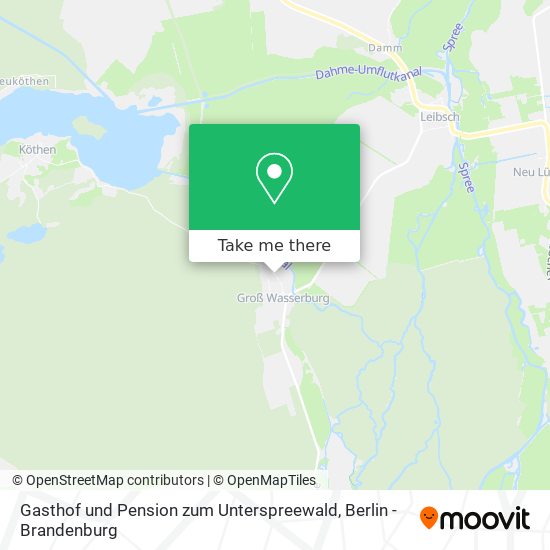 Gasthof und Pension zum Unterspreewald map