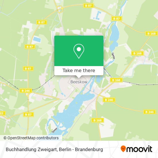 Карта Buchhandlung Zweigart