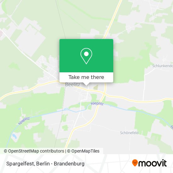 Spargelfest map