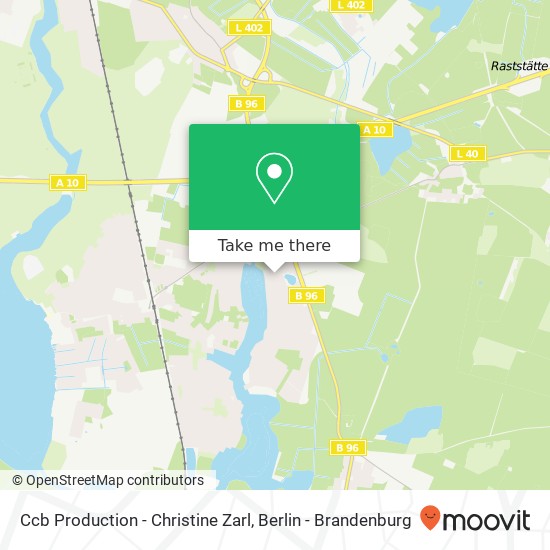 Ccb Production - Christine Zarl, Nymphenseeweg 2A 15834 Rangsdorf map