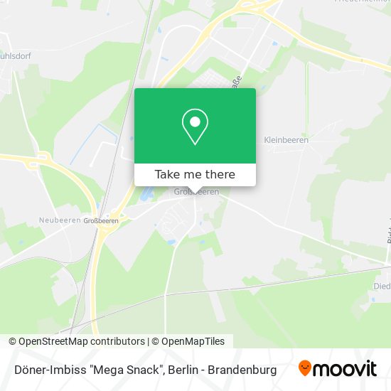 Döner-Imbiss "Mega Snack" map