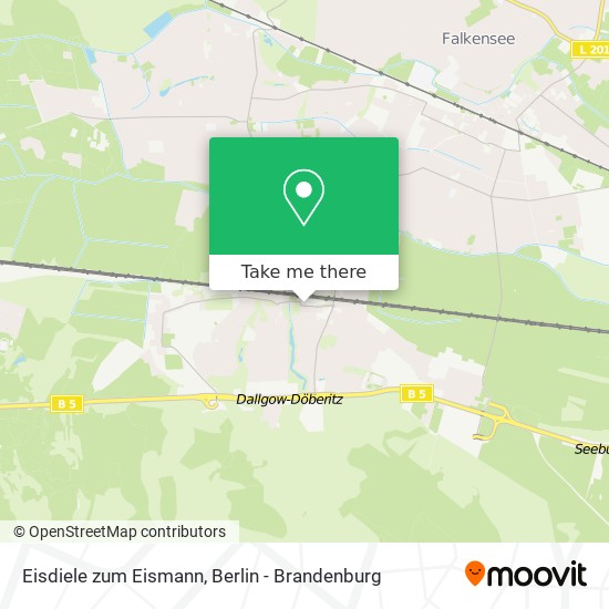 Eisdiele zum Eismann map