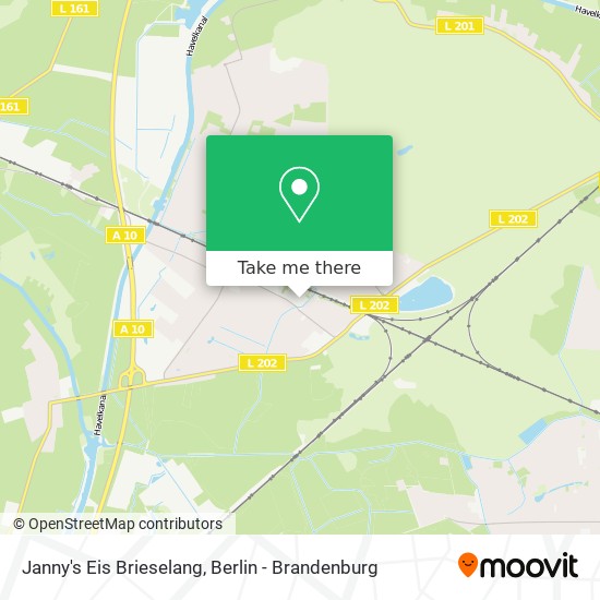 Карта Janny's Eis Brieselang