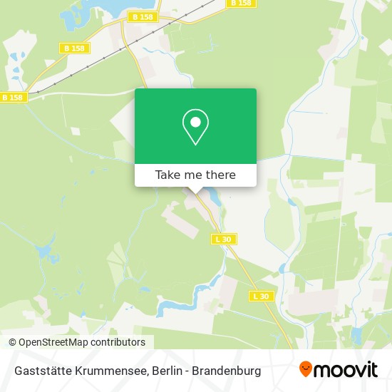 Карта Gaststätte Krummensee