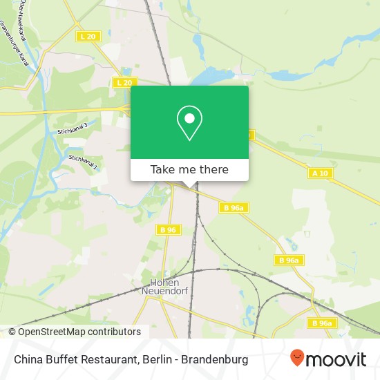 China Buffet Restaurant, Clara-Zetkin-Straße 9 16547 Birkenwerder map