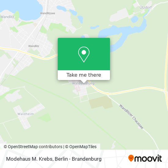 Modehaus M. Krebs map