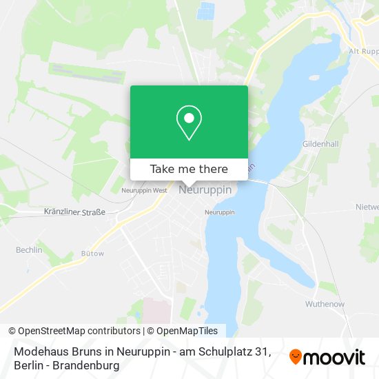 Modehaus Bruns in Neuruppin - am Schulplatz 31 map