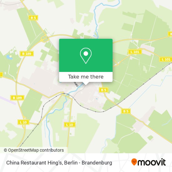 China Restaurant Hing's map