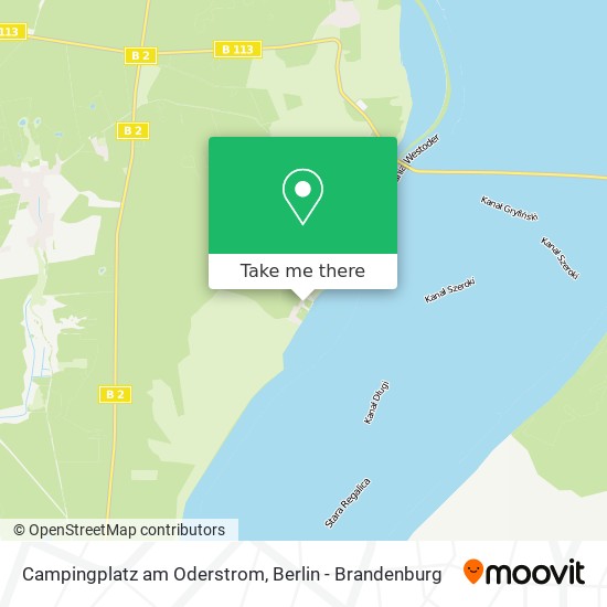 Карта Campingplatz am Oderstrom