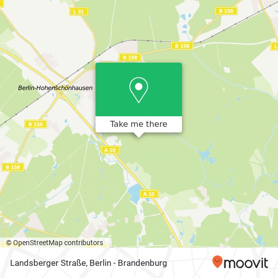 Карта Landsberger Straße