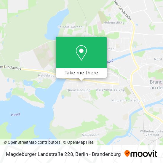 Magdeburger Landstraße 228 map