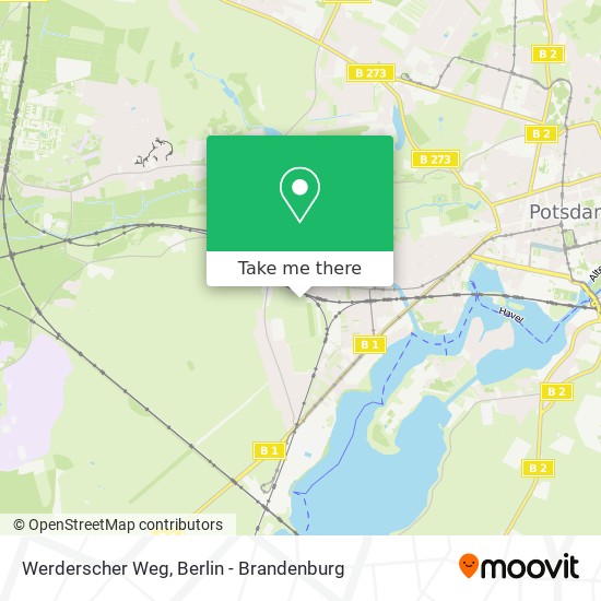 Werderscher Weg map