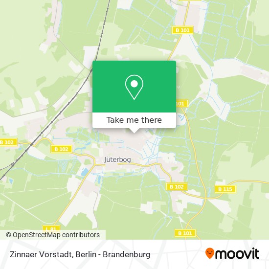 Zinnaer Vorstadt map