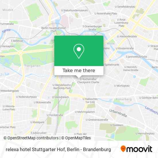 relexa hotel Stuttgarter Hof map