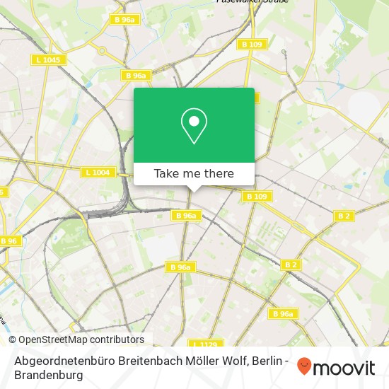 Abgeordnetenbüro Breitenbach Möller Wolf map