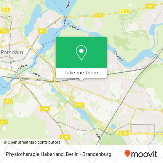 Physiotherapie Haberland map