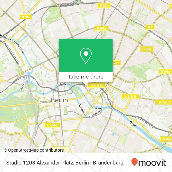 Studio 1208 Alexander Platz map