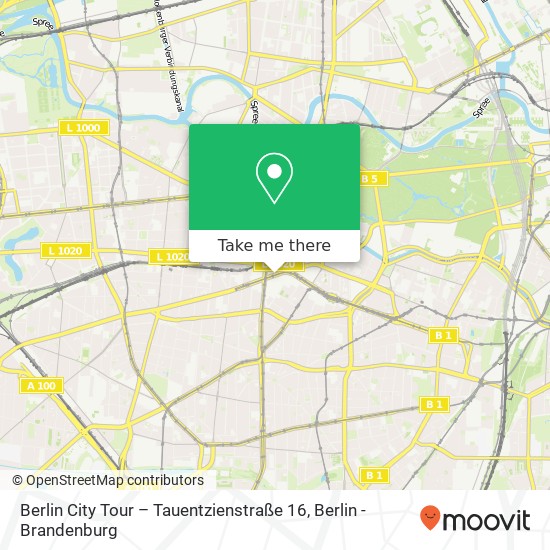 Berlin City Tour – Tauentzienstraße 16 map