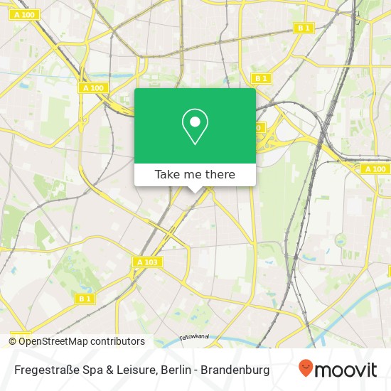 Fregestraße Spa & Leisure map
