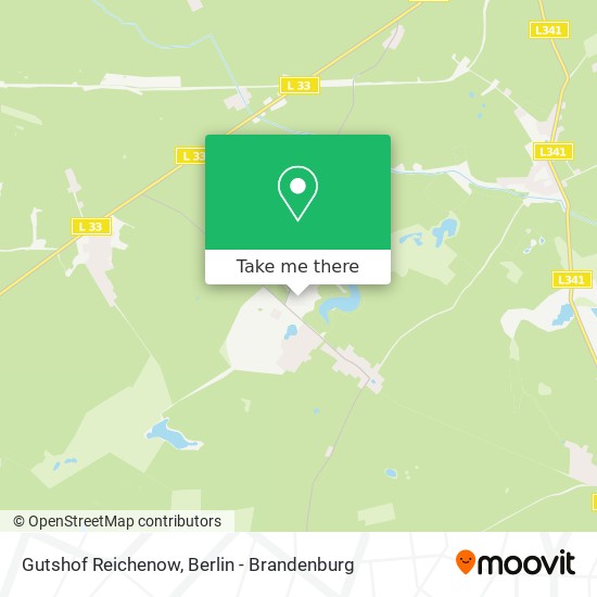 Gutshof Reichenow map