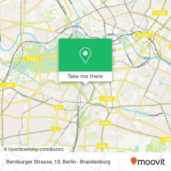 Bernburger Strasse, 10 map