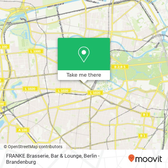 FRANKE Brasserie, Bar & Lounge map