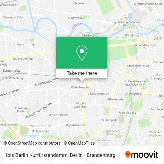 Карта Ibis Berlin Kurfürstendamm